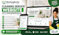 build a cleaning service website with bookingkoala booking