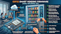 design vending machine electronics, mdb, nfc, rfid esp32 and iot firmware