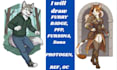 draw custom furry art protogen fursona anthro character ref sheet