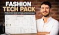create professional fashion flat sketches and technical drawings