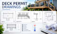 create deck permit drawings, deck plans and city permit blueprints