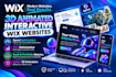 create 3d interactive wix studio website design animated 3d website animation