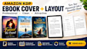 design an attractive amazon KDP ebook cover interior layout