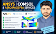 aircraft cfd aerospace fea using ansys, comsol and abaqus