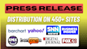 write a professional press release and provide PR distribution