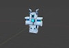 model roblox voxel armor and items, or maps in 3d blender