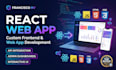 develop custom react web app and frontend