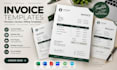 create professional editable invoices, receipts and billing template