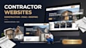 design modern construction, hvac, roofing and contractor website with SEO