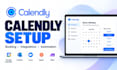 set up and integrate calendly with wordpress, wix, or kajabi