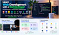 teach you web development with HTML CSS javascript react and node