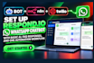 setup respond io whatsapp ai chatbot CRM automation and twilio integration