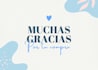 diseñaré tarjetas de agradecimiento y packaging a tu medida