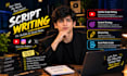 write engaging youtube scripts in hindi and english