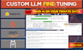 fine tune custom llms like llama on your private data