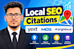 local SEO citations for google maps ranking with yext, moz, brightlocal