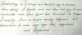 do neat and clear handwritten notes, letters and documents