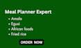 do meal planner for african dishes