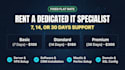 rent dedicated IT specialist for software and server setups