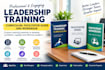 create leadership training curriculum, facilitator guide, and workbook