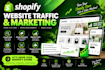 increase shopify traffic with SEO and marketing