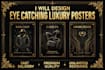 design luxury gold black business posters for whatsapp