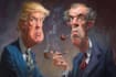 create political satire cartoon illustrations