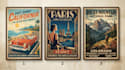 design retro vintage poster