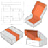 create packaging box dieline, die cut and cut lines template