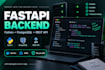 build a fastapi python backend, rest API, or mvp
