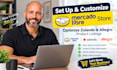 set up, customize mercado libre store, optimize zolando, allegro product listing