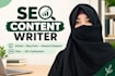 write SEO articles and blog posts with keyword research and faqs