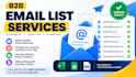 find 1000 valid b2b email address for you