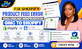 fix shopify product feed error google merchant misrpresentation gmc to shopify