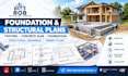 structural engineer drawing foundation design concrete slab footing permit USA