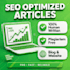 write SEO optimized human written articles and blog post