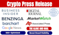 write crypto press release PR distribution UK press release and submit