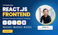 develop responsive react js frontend using tailwind and bootstrap