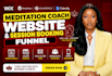 build meditation coach website session booking funnel holistic course setup