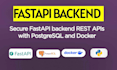 build secure fastapi backend rest API with postgresql