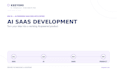 build an ai powered saas web application