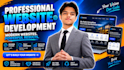 create a professional responsive website with admin panel