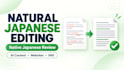 proofread and improve your japanese content naturally