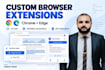develop chrome and edge extensions with ai and browser automation