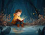draw illustrated children book illustration, cute and fun