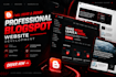 create and design professional blogspot website