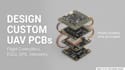 design uav pcb, drone flight controller, esc, gps navigation and telemetry