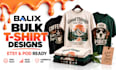 create bulk tshirt designs for etsy pod