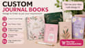 design beautiful journals, notebooks and planners for KDP