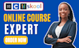 set up skool community, skool elearning, courses and upload courses